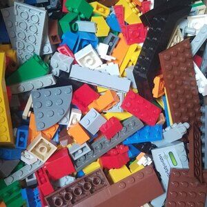 Random Legos 14.5 oz. Bag Assortment of Colors & Sizes!!